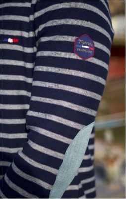 Marinière homme - MARCEL BIS MARINE ECRU