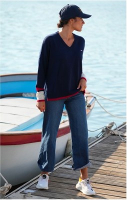 Pull 100% laine femme PHILIPINE MARINE