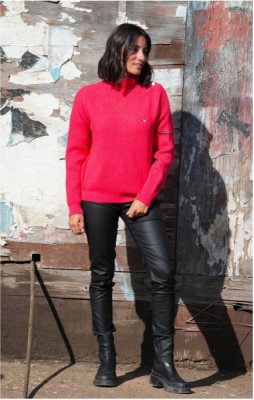 Pull femme ROSANE CORAIL