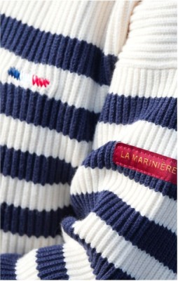 Pull femme ROSANE MARINE ECRU