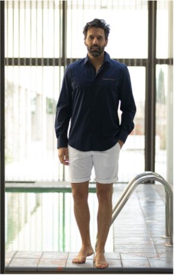 Chemise en coton homme HERVE MARINE