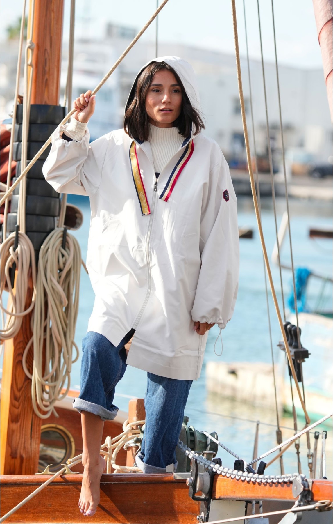 Veste coupe vent LISETTE Ecru