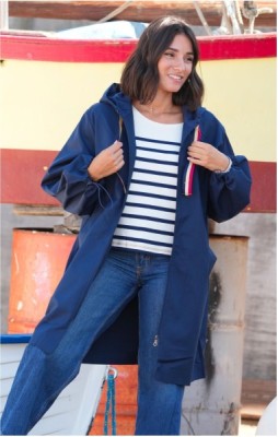 Veste coupe vent LISETTE Marine