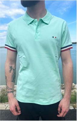 Polo manches courtes homme HUMBERT VERT PASTEL
