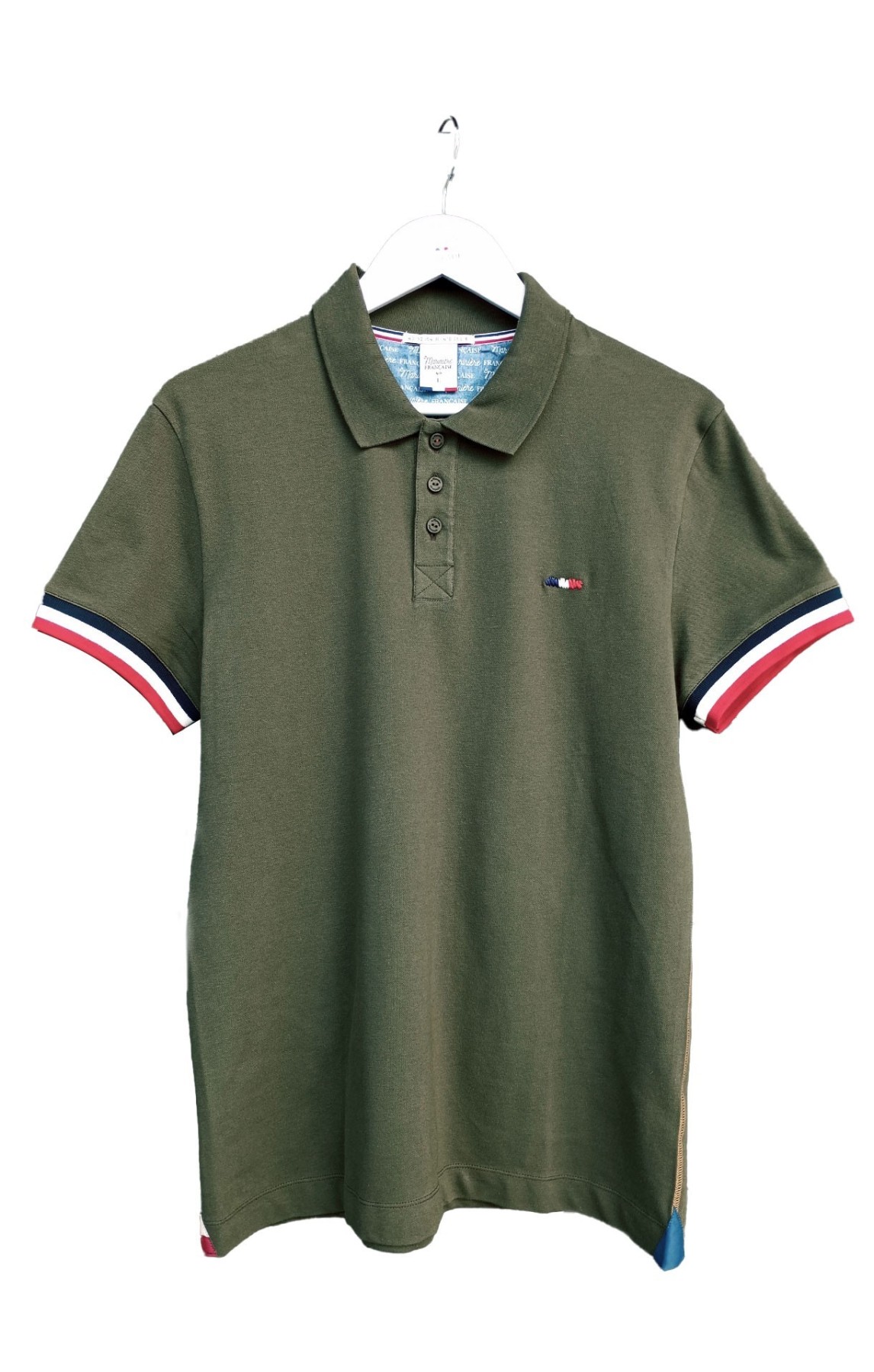 Polo manches courtes homme HUMBERT KAKI