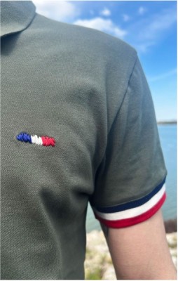 Polo manches courtes homme HUMBERT KAKI