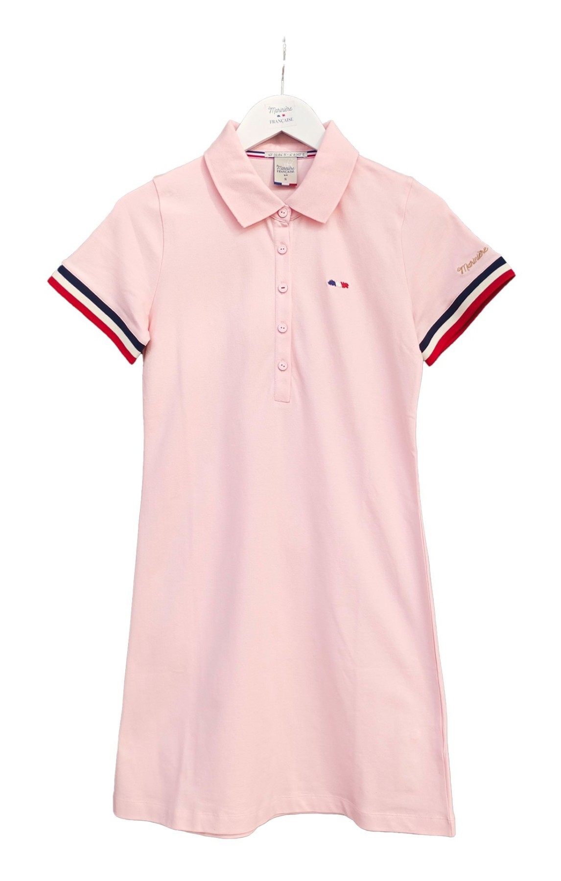 Robe polo femme LAURENCE ROSE CLAIR