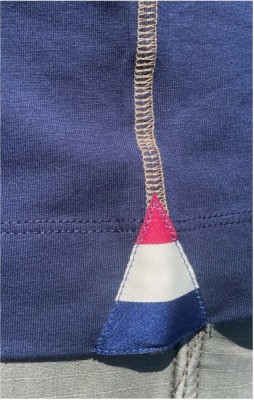 Tee-Shirt col V homme LEO MARINE