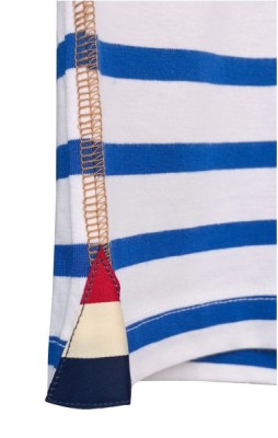 Tee-shirt marin femme MIRABELLE BLANC/BLEU