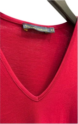 Tee-shirt femme ISIDORE BORDEAUX