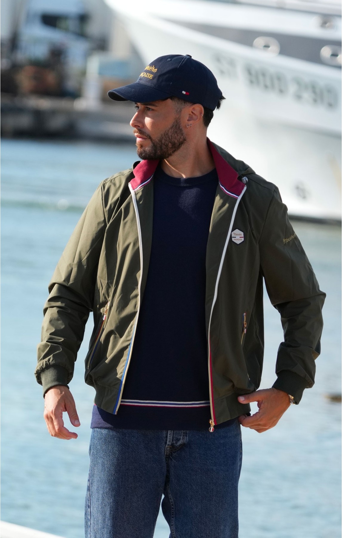 Veste coupe vent homme KARL BIS KAKI