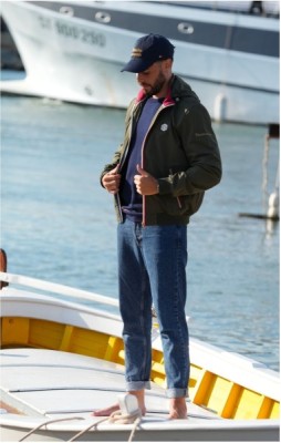 Veste coupe vent homme KARL BIS KAKI