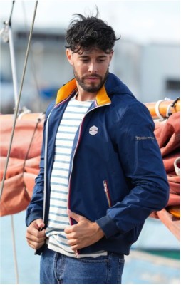 Veste coupe vent homme KARL BIS MARINE