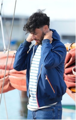 Veste coupe vent homme KARL BIS MARINE