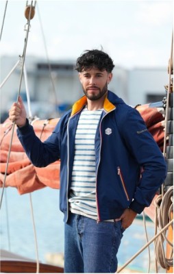 Veste coupe vent homme KARL BIS MARINE